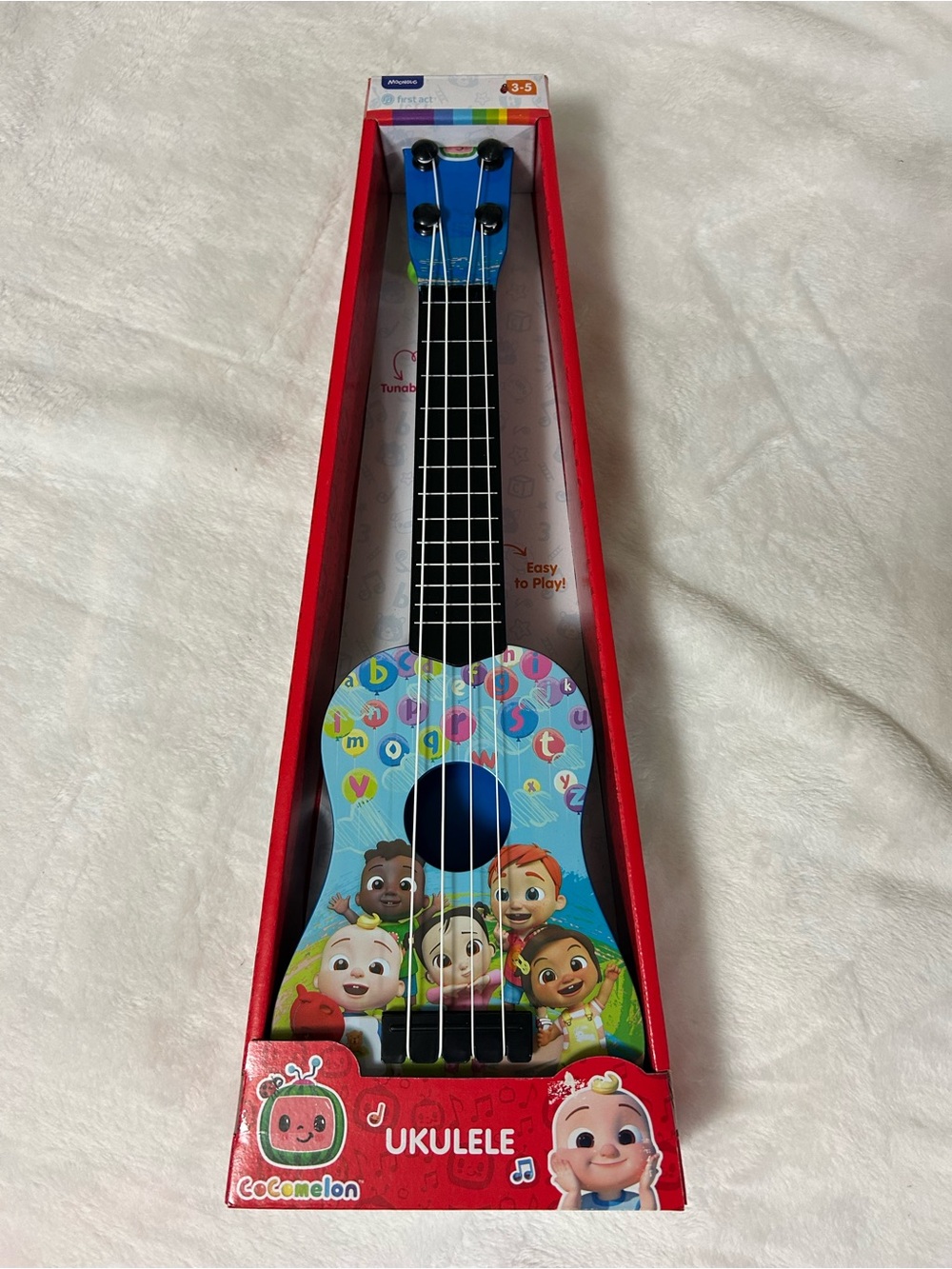 First Act CoComelon Boys and Girls Musical Ukulele With 4 Strings